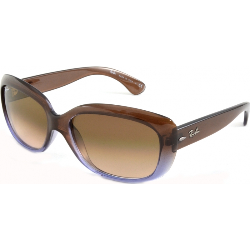 RayBan RB4101 58 Jackie OHH Brown Gradient Lilac 860-51 Sunglasses
