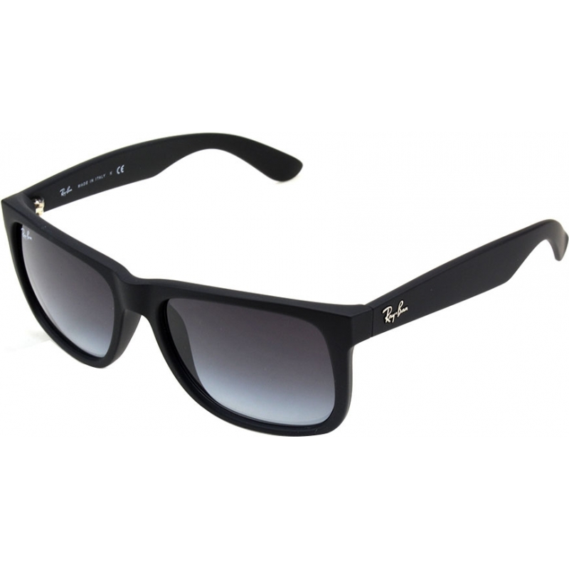 RayBan RB4165 55 Justin Rubber Black 601-8G Sunglasses