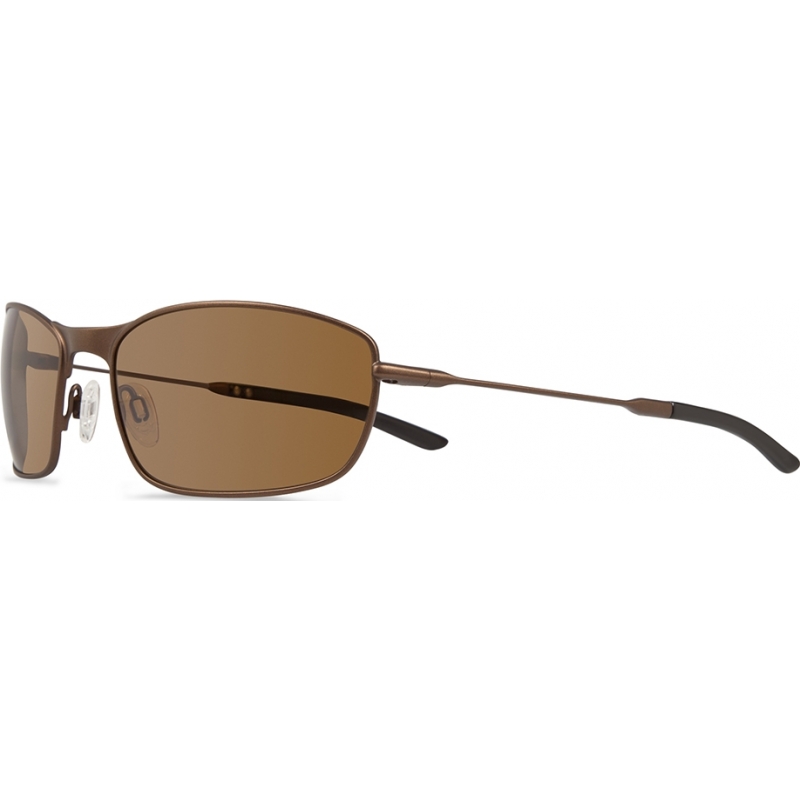 Revo RE3090 Thin Shot Matte Brown - Terra Polarized Sunglasses