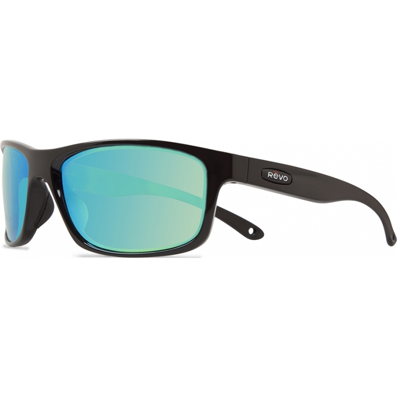 Revo RE4071 Harness Black - Green Water Polarized Sunglasses