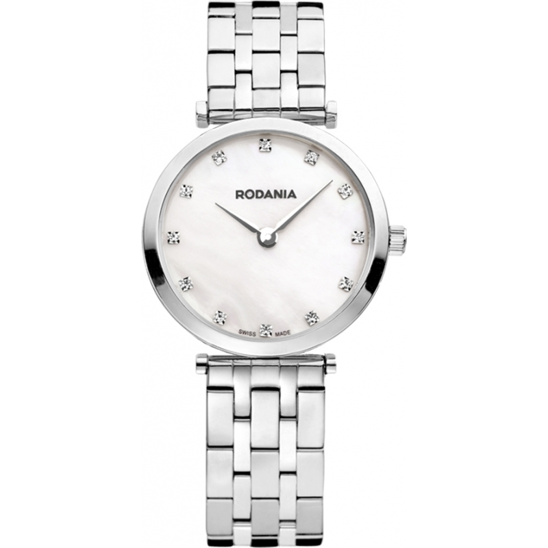 Rodania Swiss Ladies Silver Elios Watch