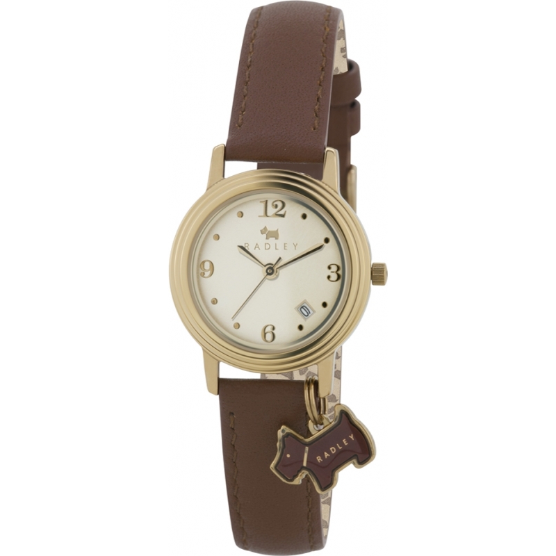 Radley Ladies Charm Tan Leather Strap Watch