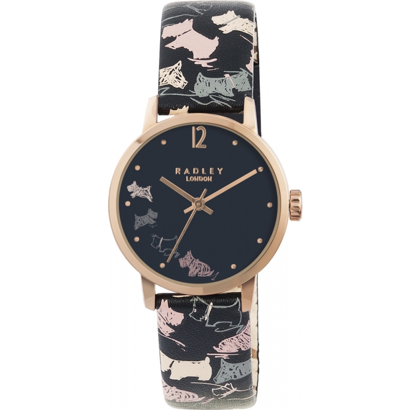 Radley Ladies Midnight Leather Strap Watch