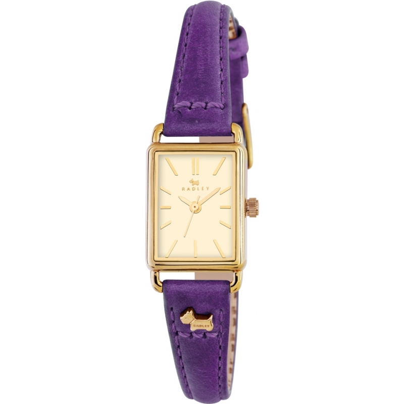 Radley Ladies Hyde Park Eggplant Leather Strap Watch