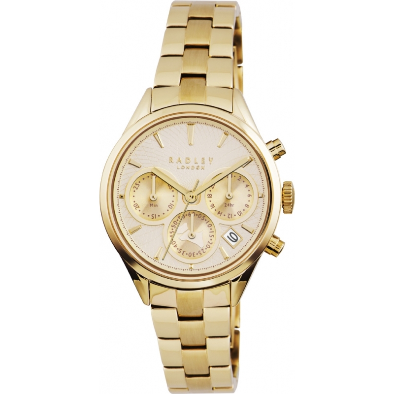 Radley Ladies Gold Chronograph Watch