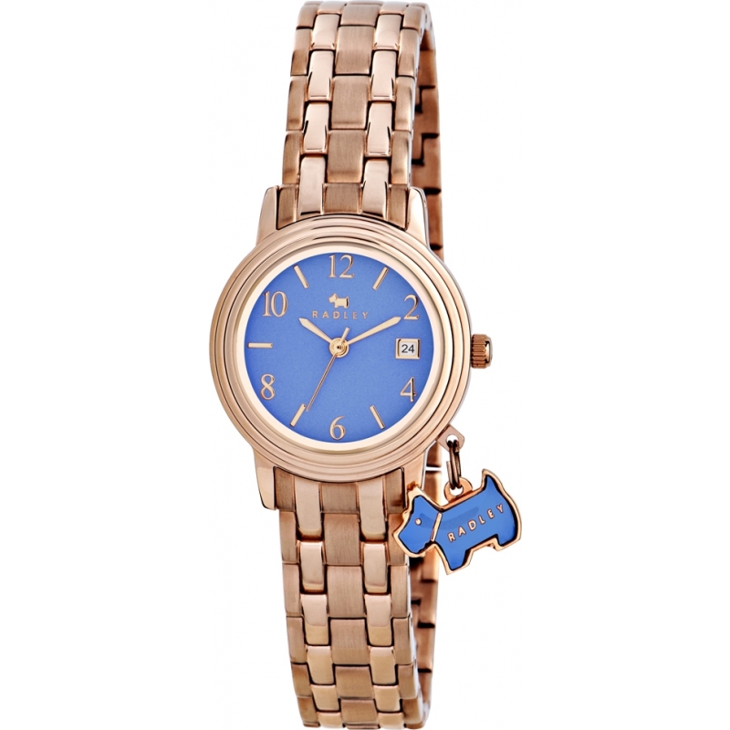 Radley Ladies Darlington Link Rose Gold Steel Bracelet Watch