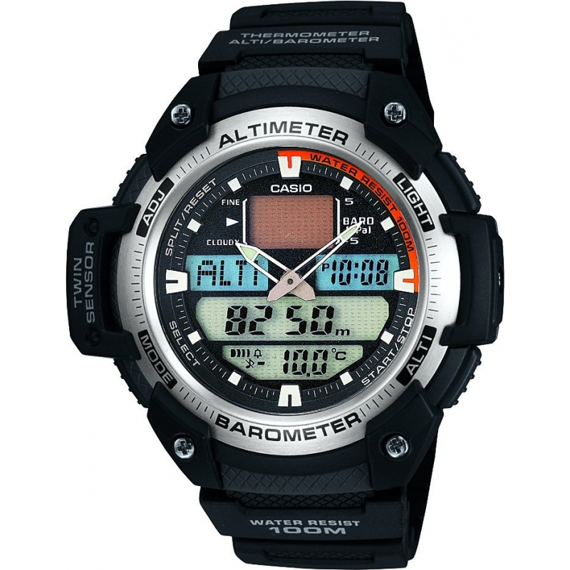 Casio Mens Sports Gear Twin Sensor Low-temperature Resistant Watch