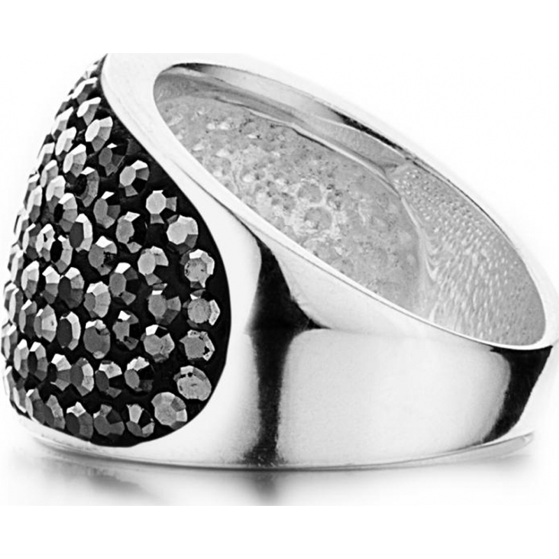 Shimla Ladies Size Q Stone Set Hematite Ring