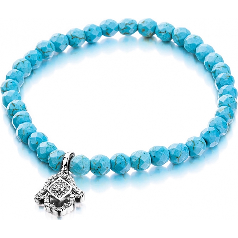 Shimla Ladies Turquoise Charm Bracelet