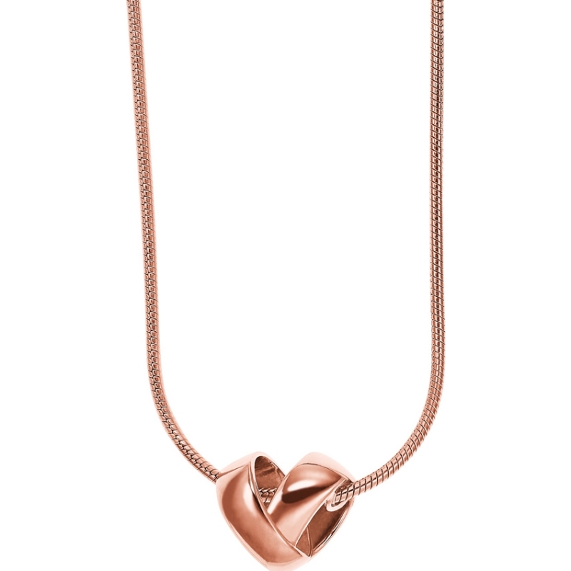 Skagen Ladies Katrine Heart Rose Gold Plated Necklace