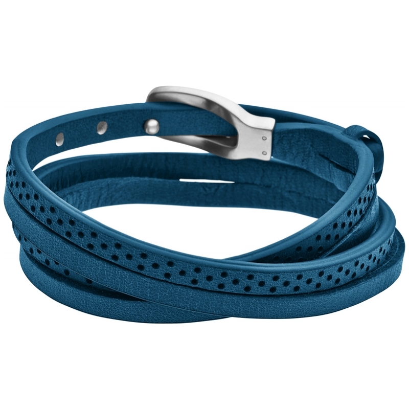 Skagen Mens Vinther Blue Leather Bracelet