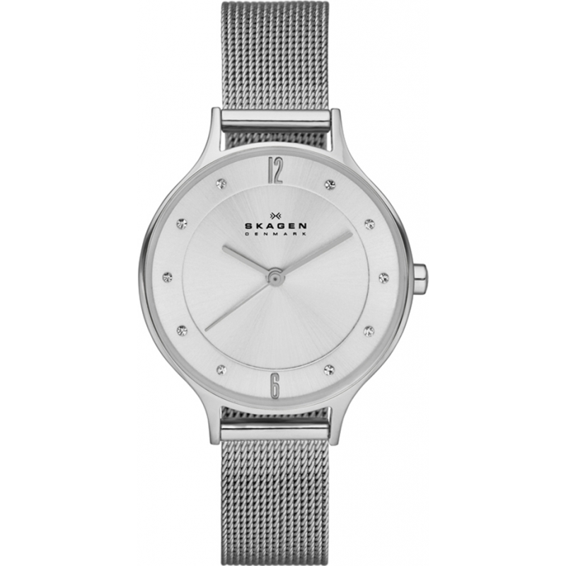 Skagen Ladies Anita Silver Mesh Watch