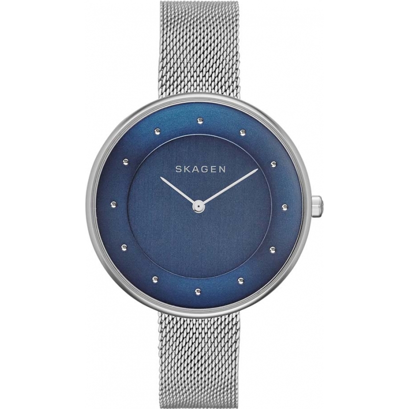 Skagen Ladies Gitte Silver Mesh Strap Watch