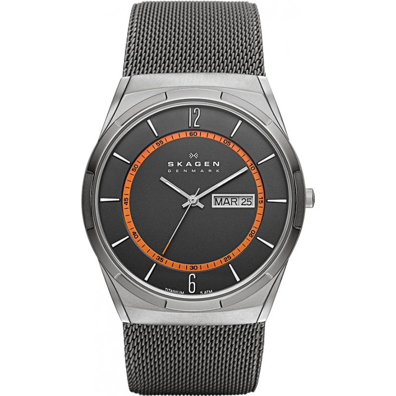 Skagen Mens Aktiv Grey Mesh Watch