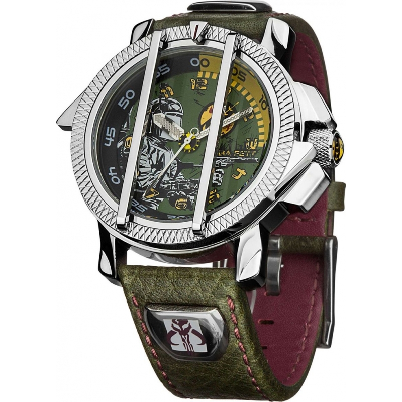 Character Watches Mens Star Wars Boba Fett Collectors Watch