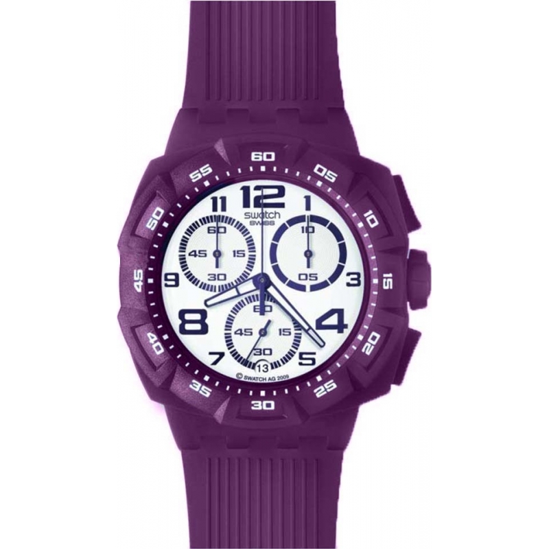 Swatch Chrono Plastic - Purple Funk Watch