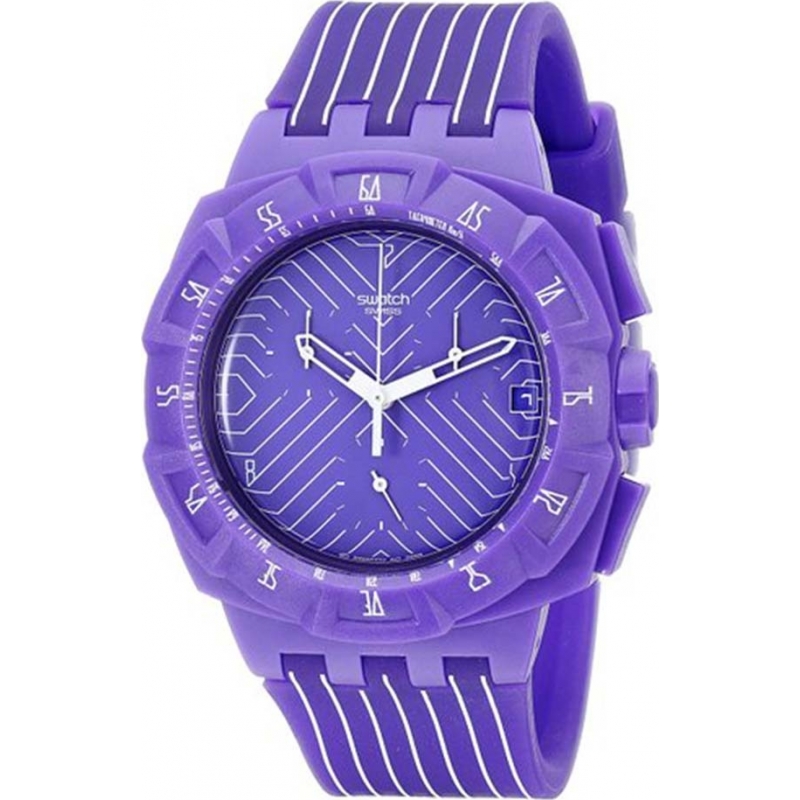 Swatch Chrono Plastic - Purple Run Watch