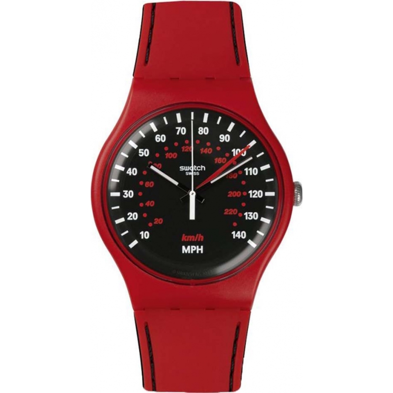 Swatch New Gent - Red Brake Watch