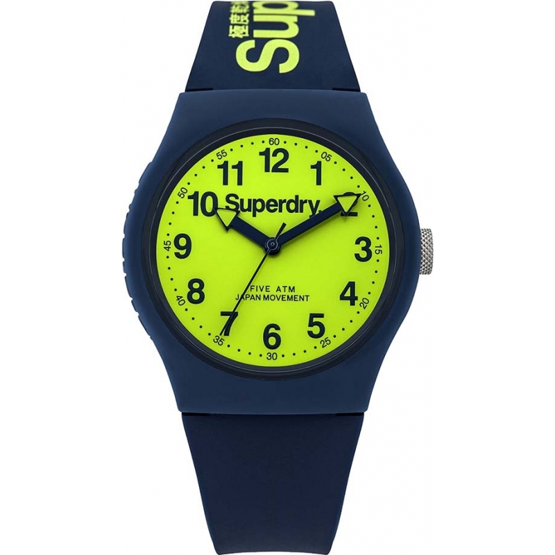 Superdry Urban Navy Silicone Strap Watch