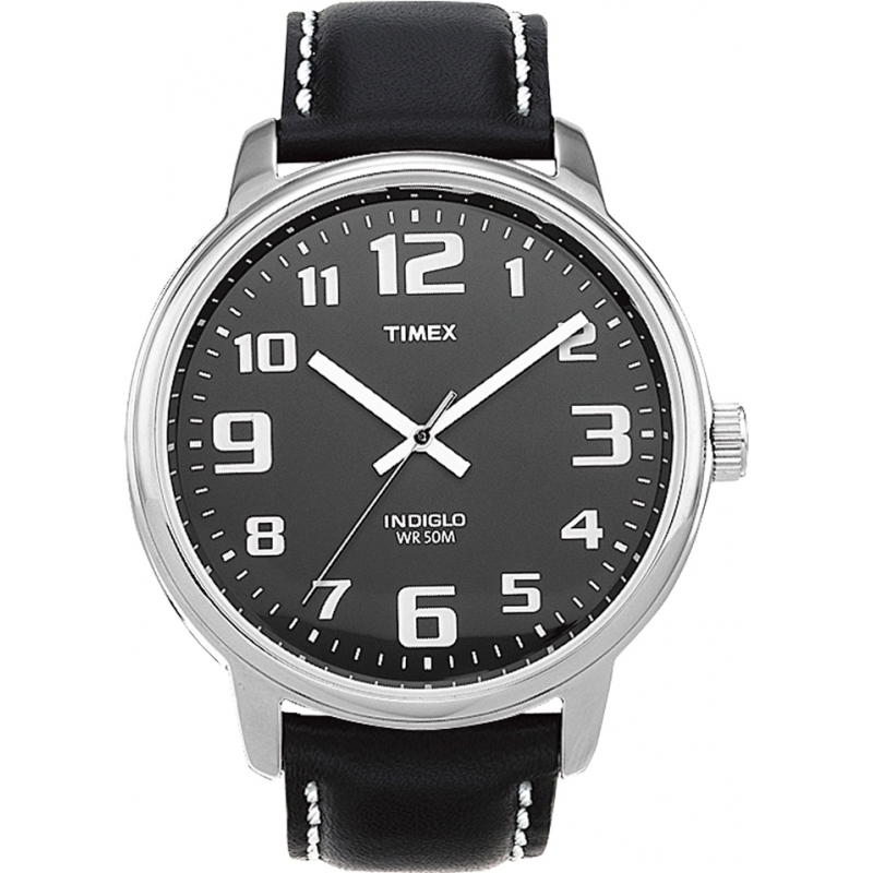 Timex Mens Black Easy Reader Watch