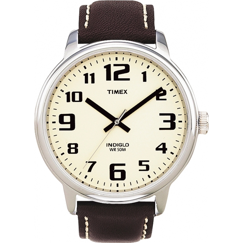 Timex Mens Brown Easy Reader Watch