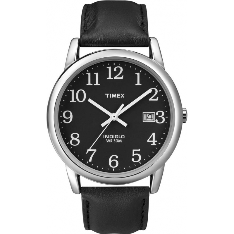 Timex Mens All Black Easy Reader Watch