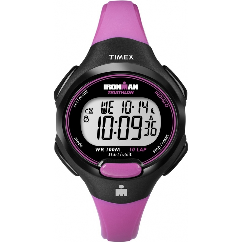 Timex Black Pink Ironman Traditional 10 Lap Sport Watch