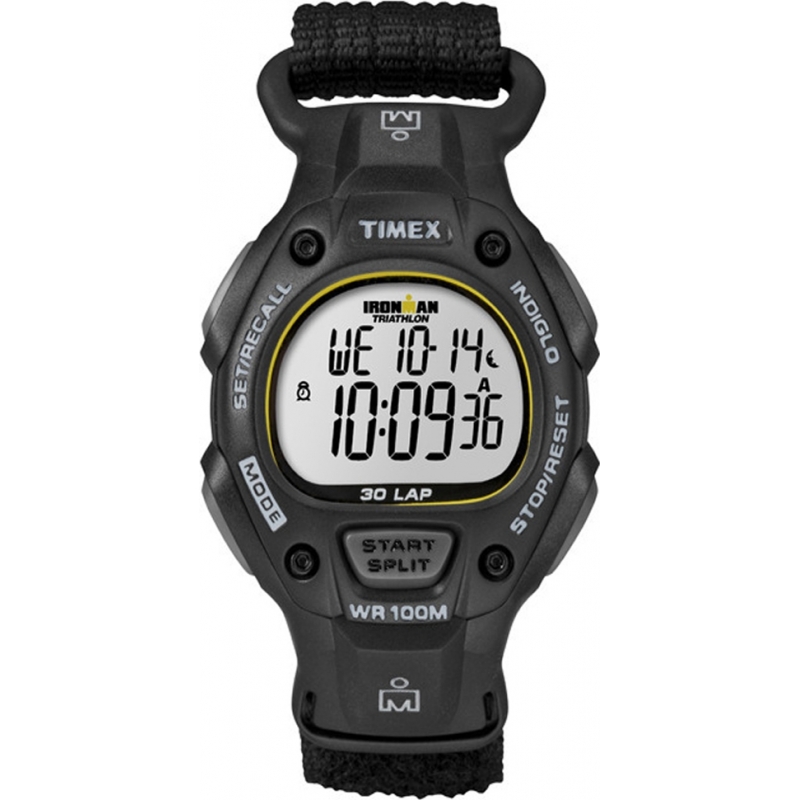 Timex Black Ironman 30 Lap Full Size Sport Watch