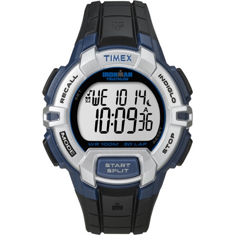 Timex Mens Ironman Black Resin Strap Watch