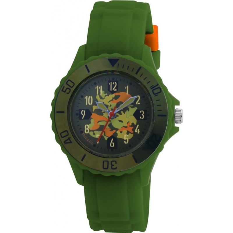 Tikkers Kids Green Rubber Watch