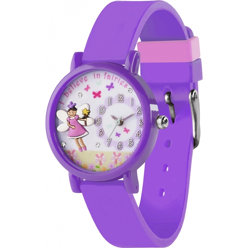 Tikkers Girls 3D Purple Fairy Watch