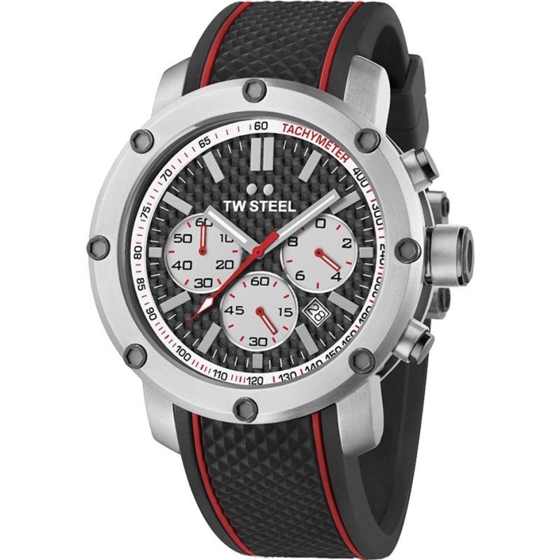 TW Steel Tech Black Chronograph Watch