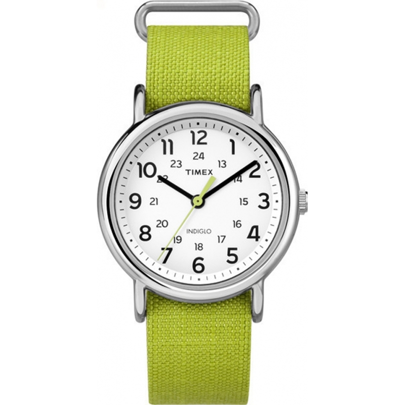 Timex Originals Weekender Ripstop Green Nylon Strap Watch