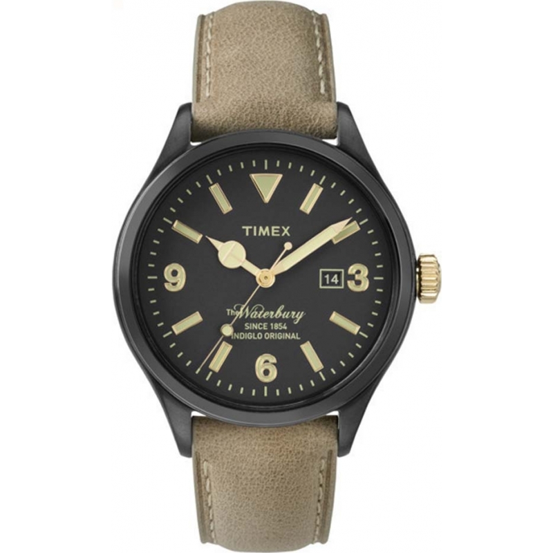 Timex Originals Mens Originals Modern Tan Leather Strap Watch