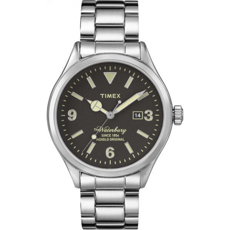 Timex Originals Mens Originals Modern Silver Steel Bracelet Watch