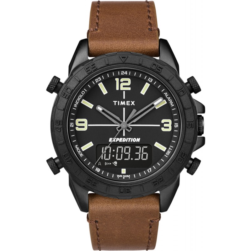 timex mens expedition trail chronograph resin combo watch