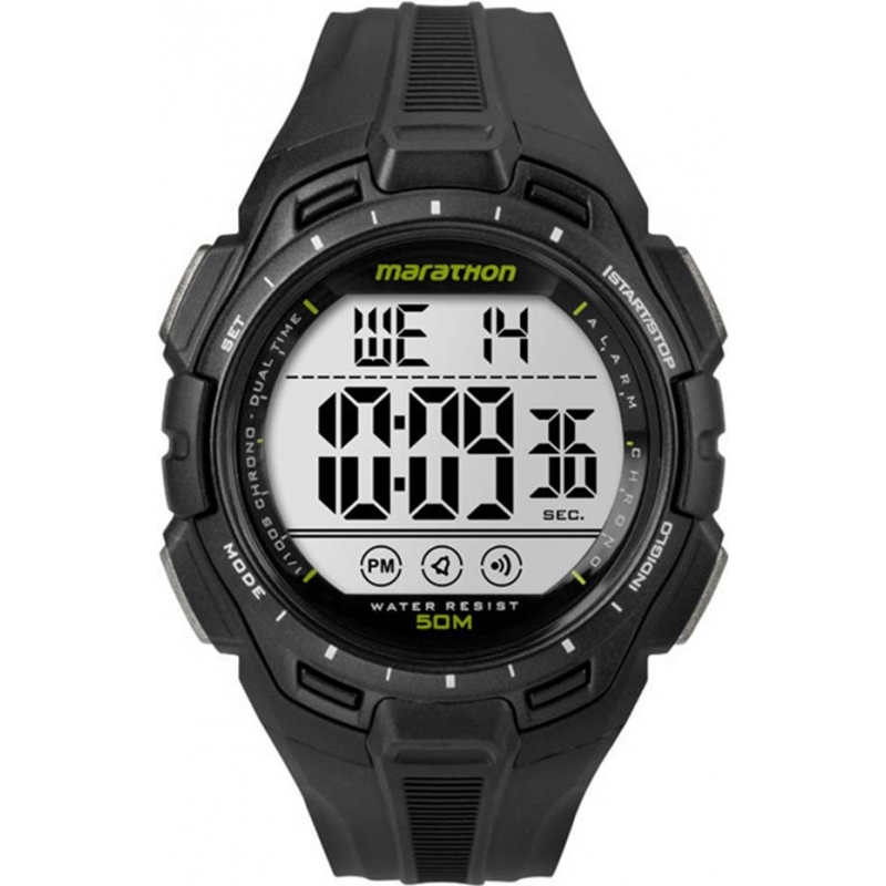Timex Digital Full Marathon Black Chrono Watch