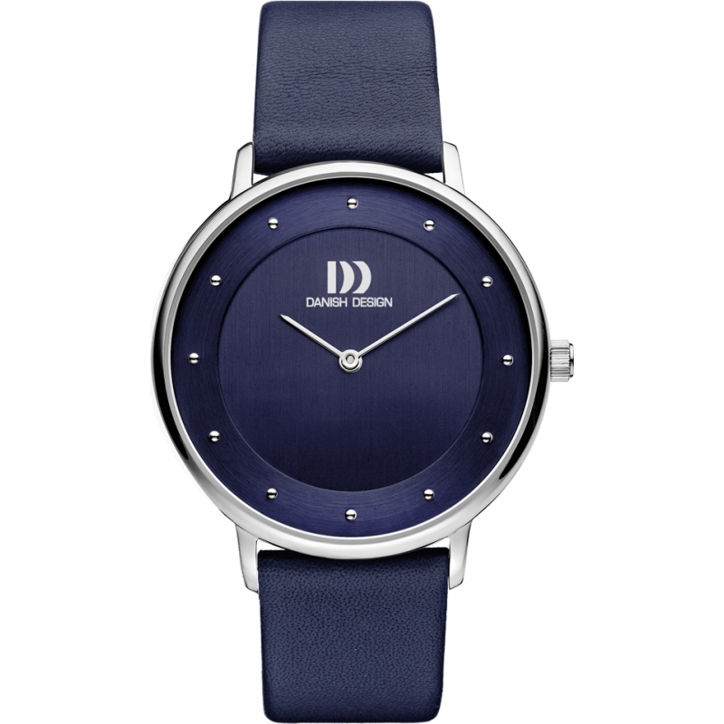 Danish Design Ladies Blue Leather Strap Watch