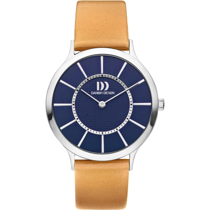 Danish Design Ladies Tan Leather Strap Watch