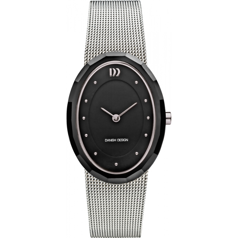 Danish Design Ladies Silver Steel Mesh Bracelet Watch