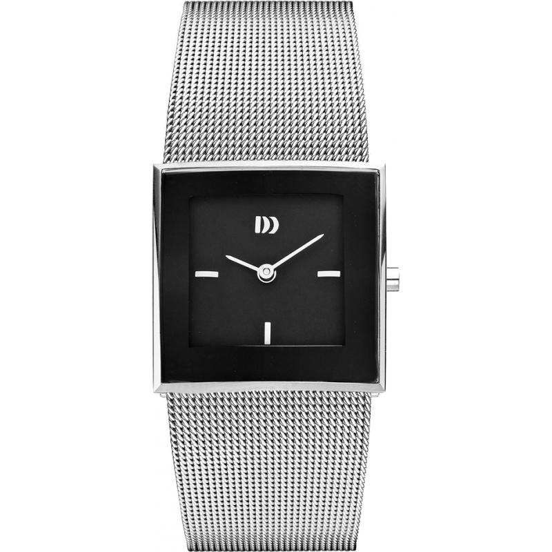 Danish Design Ladies Silver Steel Mesh Bracelet Watch