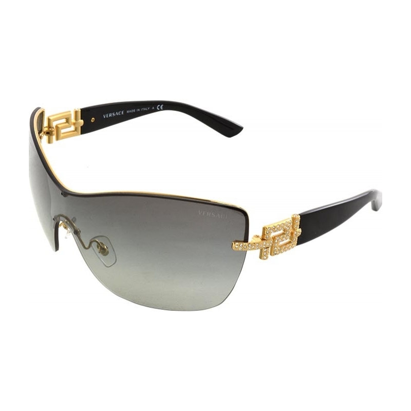 Versace VE2156B 38 Rock Icons Gold Gray 100211 Sunglasses