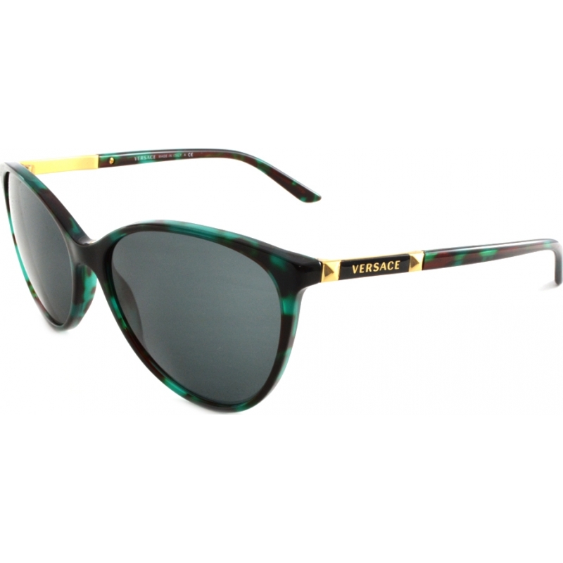 Versace VE4260 58 Pop Chic Green Havana 507687 Sunglasses