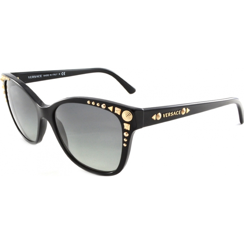 Versace VE4270 56 Rock Icons Black Grey Gradient GB1-11 Sunglasses