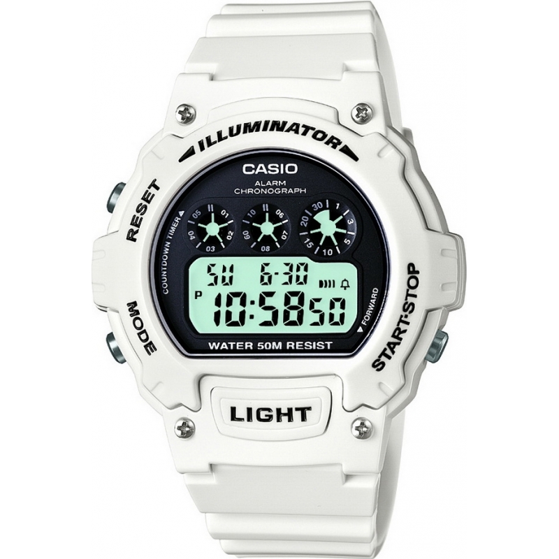 Casio Collection White Chronograph Watch
