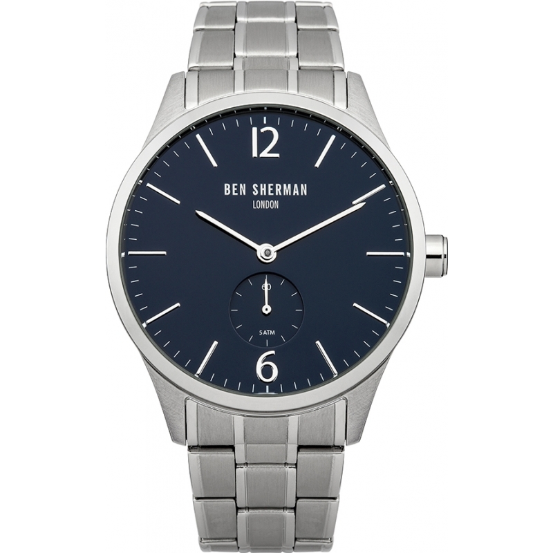 Ben Sherman Mens Blue and Steel Bracelet Watch