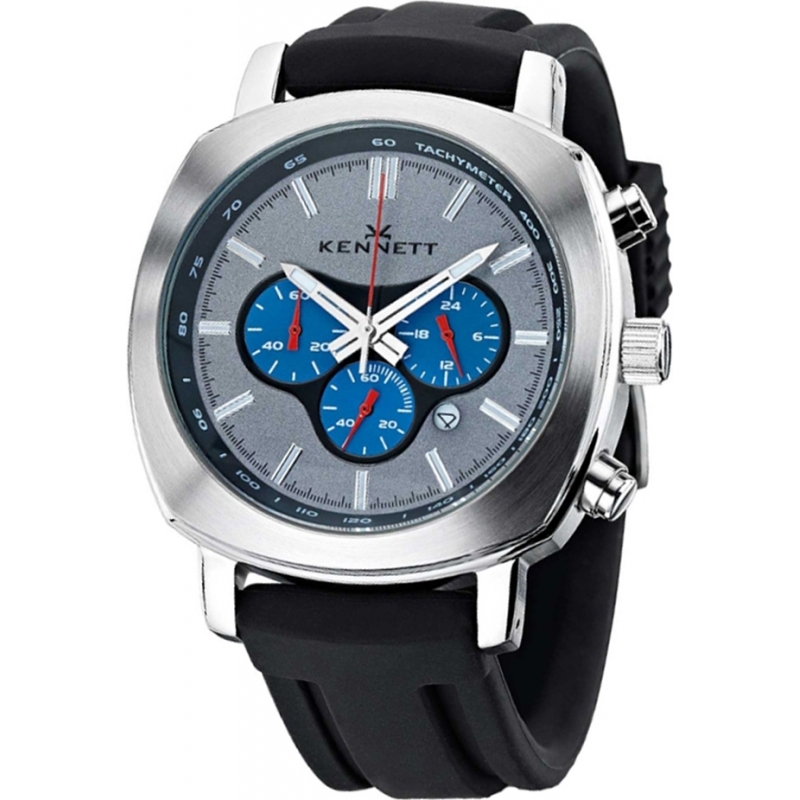 Kennett Mens Challenger Blue and Black Chronograph Watch