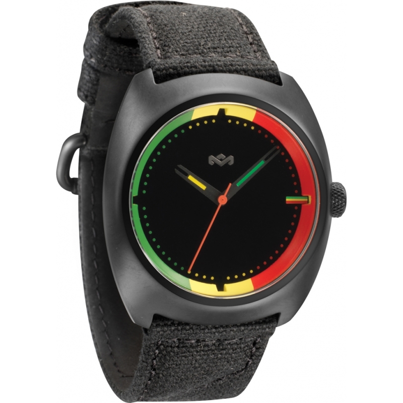 House of Marley Mens Transport Rasta Black Watch