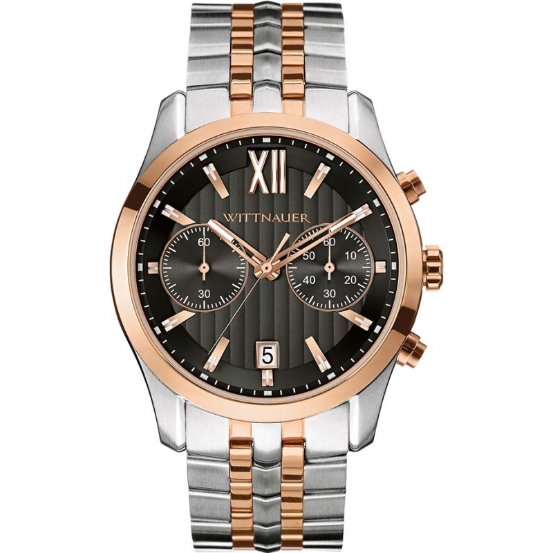 Wittnauer Mens Michael Two Tone Rose Chronograph Watch