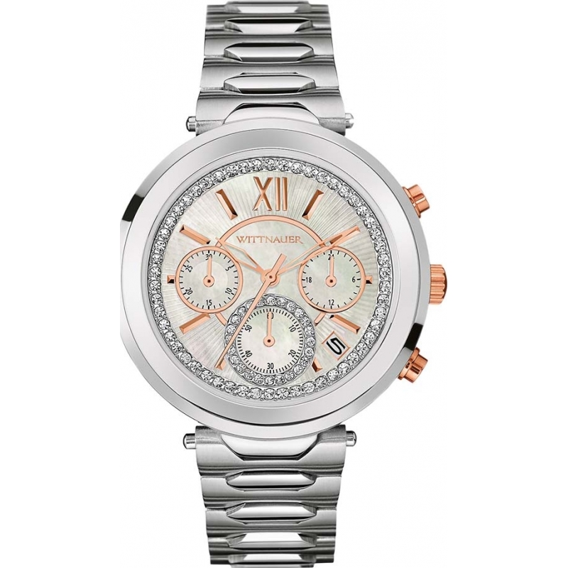 Wittnauer Ladies Taylor Steel Chronograph Watch